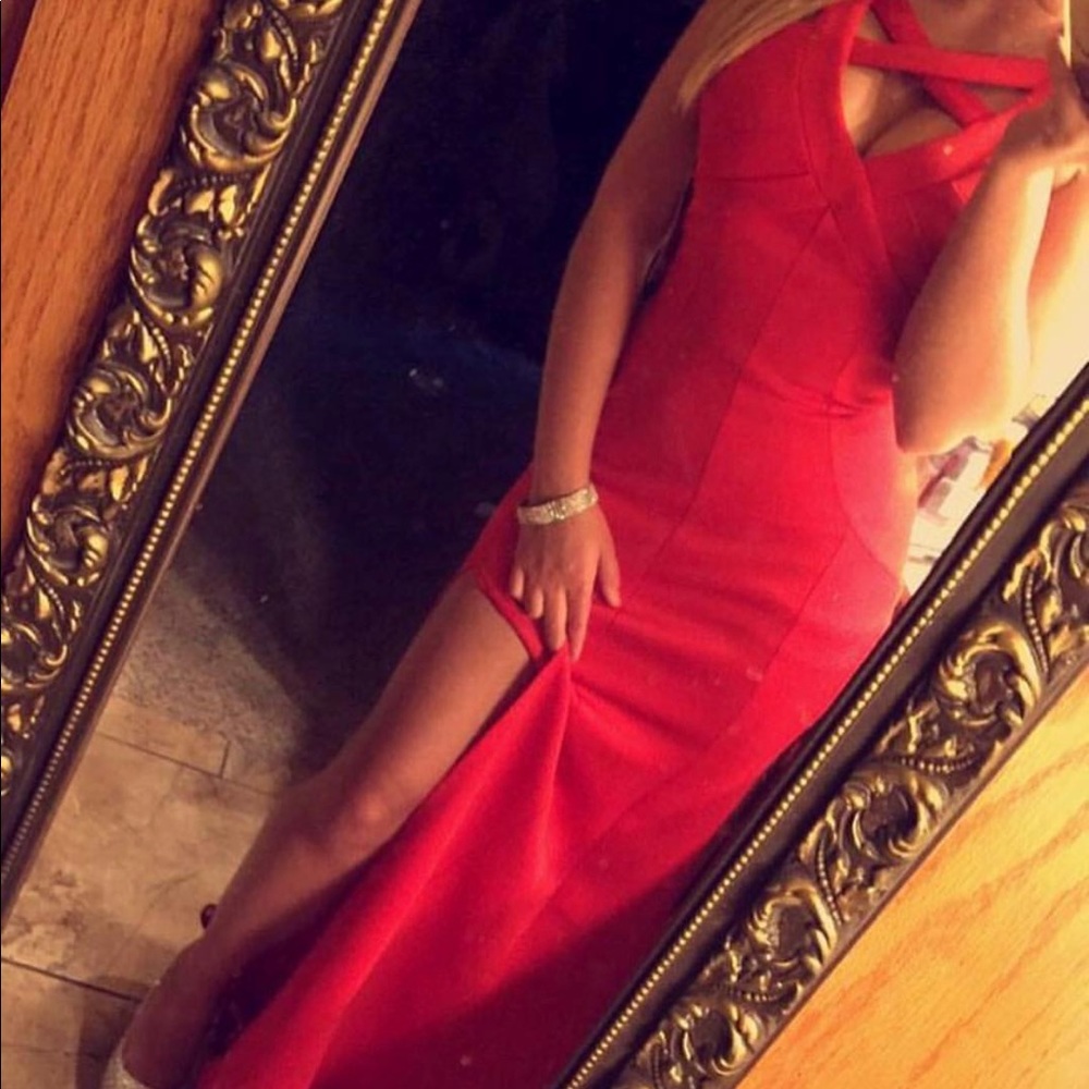 Red dress